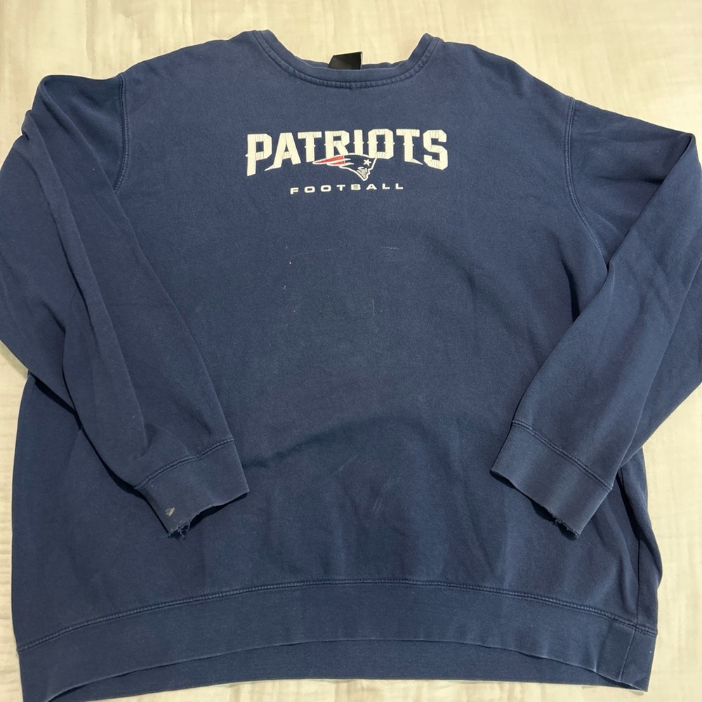 vintage new england patriots crewneck sweatshirt